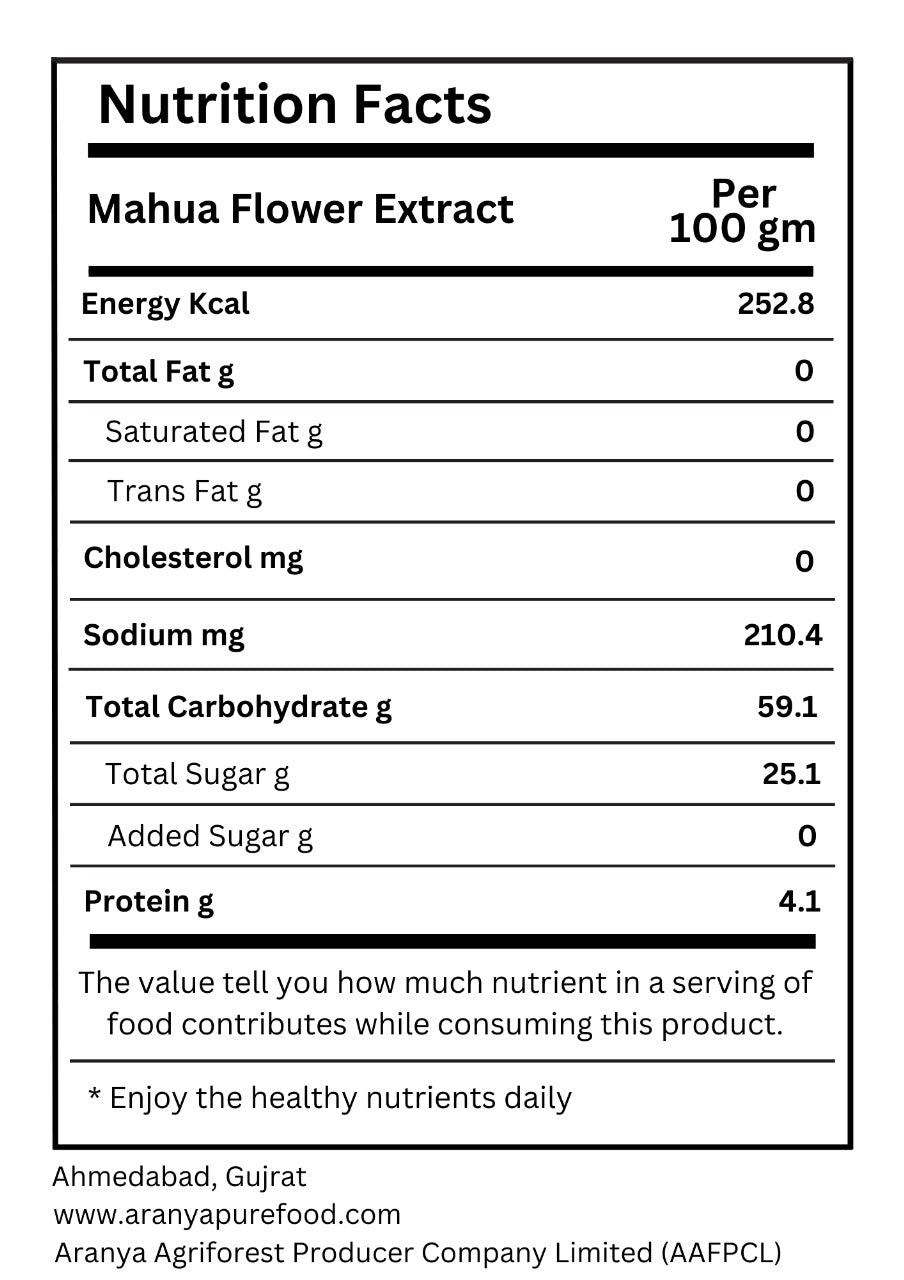Aranya Mahua Flower Extract ( Arak)