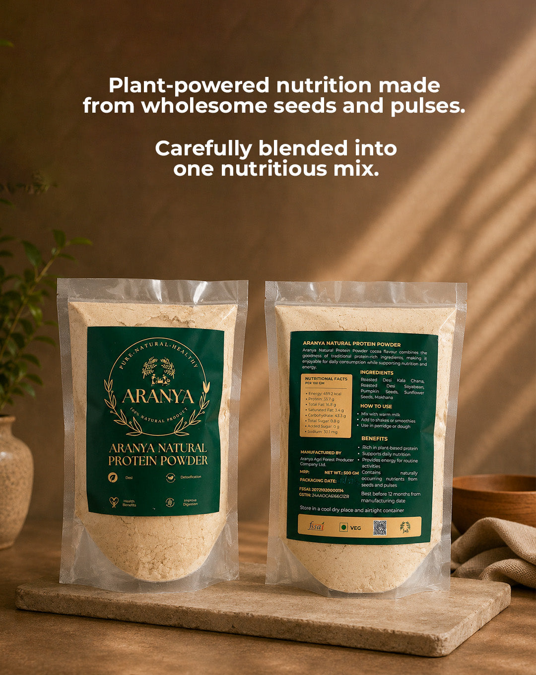 Natural Plant based Protein Powder
