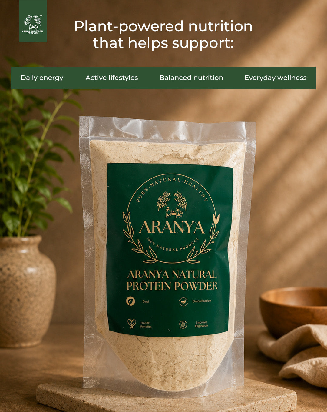 Natural Plant based Protein Powder