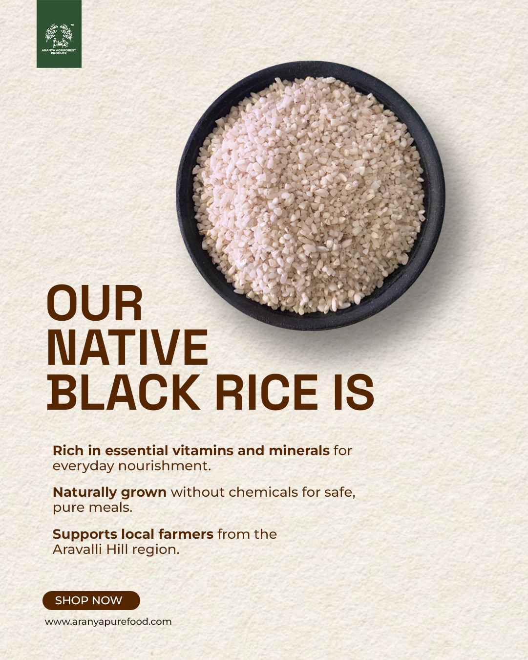 Aranya Black Rice - Kali Dangar