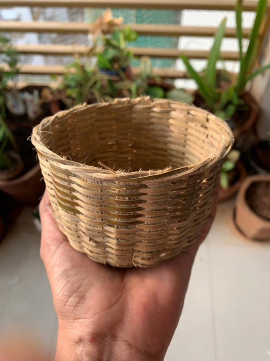 Aranya Bamboo Basket Mini - set of 3
